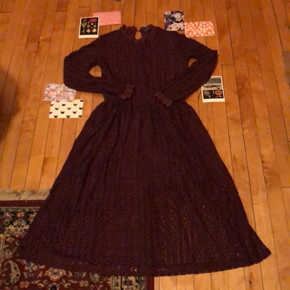 Bridal Style Marsala Lace Gown